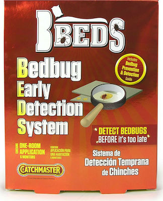 Catchmaster BBEDS Bedbug Early Detection System Παγίδα για Κοριούς με Κολλητική Επιφάνεια 6τμχ