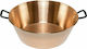 De Buyer Incuivre Jam Pot Copper Smooth Deep Stainless Steel Pot 9lt / 38cm