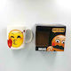 ToyMarkt Emoji Φιλί 99470 Tasse aus Porzellan Weiß 325ml 1Stück