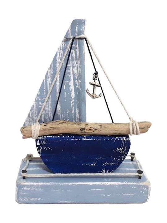 Kapadakis Wood Art Wooden Miniature Ship 11x5x20cm