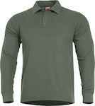 Pentagon Aniketos Long Polo Shirt Camo Green