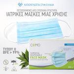 Como Disposable Surgical Mask Type II Light Blue 200pcs