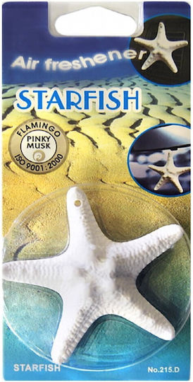 Autoline Ароматизатор Окачен за кола Starfish мускус от розово дърво 1бр