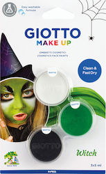 Karneval Make-up-Palette Witch 2.5gr Bunt 3Stück