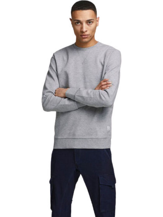 Jack & Jones Men's Sweatshirt Light Grey Melange