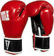 Title Boxing Instinct Fitness IFBG1 Боксови Ръкавици от Синтетична Кожа за Състезание Червени
