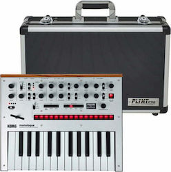 Korg Monologue Case Set Analog Synthesizer with 25 Keys Silver