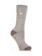 Heat Holders Women's Solid Color Socks Brown