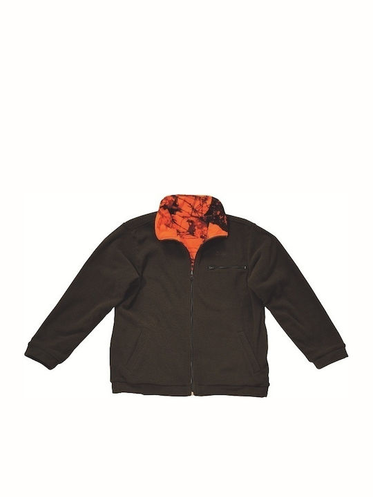 Univers Κυνηγετική Ζακέτα Διπλής Όψης Fleece Χακί