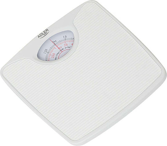 Adler Mechanical Bathroom Scale White AD 8151