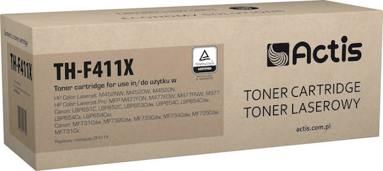 Actis Съвместим Тонер за Лазерен Принтер HP 410X CF411X 5000 Страници Cyan (TH-F411X)