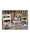 Plastic Grey Outdoor Shelving Unit 60x60x70cm