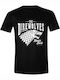 Timecity Game Of Thrones: The Direwolves T-shirt Black Cotton TS735GOT
