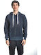 Paco & Co Men's Sweatshirt Jacket with Pockets Navy