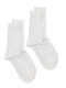 Ampo Socks 302 Μονόχρωμες Κάλτσες Λευκές 2Pack
