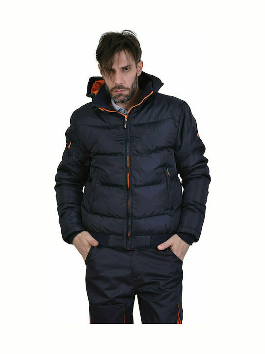 Ergo Narvic Arbeitsjacke mit Kapuze Marineblau 5301-080