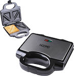 Hoomei Sandwich Maker pentru for 2 Sandwiches Sandvișuri 750W Neagră