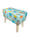 Hocker Fischförmige Blau 37x50x27cm 1Stück
