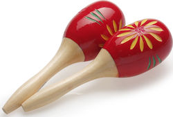 Stagg Pair Of Oval Wooden Maracas Μαράκες