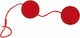 Seven Creations Duo Balls Silky Bile vaginale Roșii