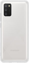 Samsung Clear Cover Umschlag Rückseite Silikon Transparent (Galaxy A02s) EF-QA026TTEGEU