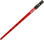 Clarke Tinwhistle Irish Metallic Recorder Sweetone Baroque C Red