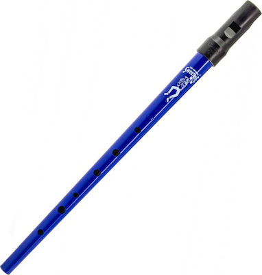 Clarke Tinwhistle Irish Metallic Recorder Sweetone Baroque C Blue