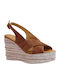 6604 Tip Platforme dama Tabac maro