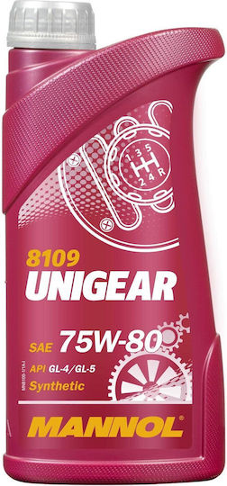 Mannol Unigear Car Transmission Fluid For Manual Transmission & Differential 75W-80 1lt
