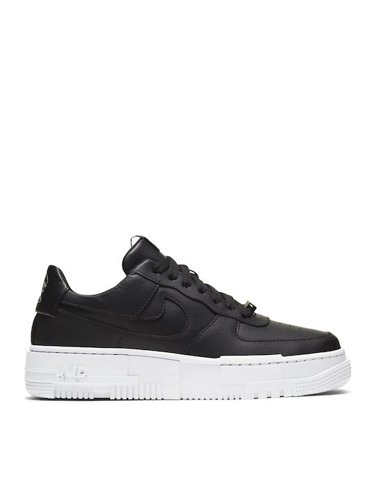 Nike Air Force 1 Pixel Γυναικεία Flatforms Sneakers Black / White