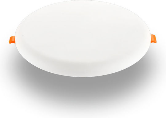 Lucas Кръгла Вграден LED Панел 24W с Неутрално бяло Светлина 4000К 22.5см.
