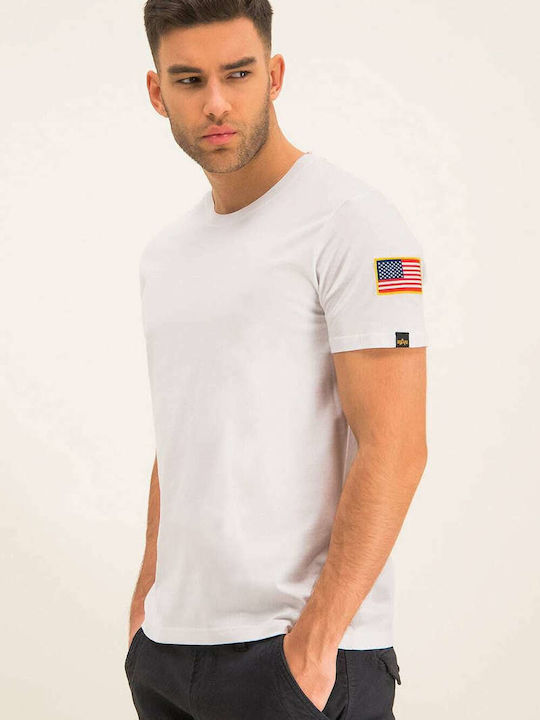Alpha Industries NASA T-Shirt Weiß