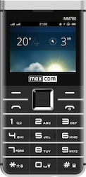 MaxCom MM760 Dual SIM Mobile Phone with Buttons Black