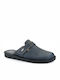 Dias 18 Men's Leather Slippers Blue DIAS-18
