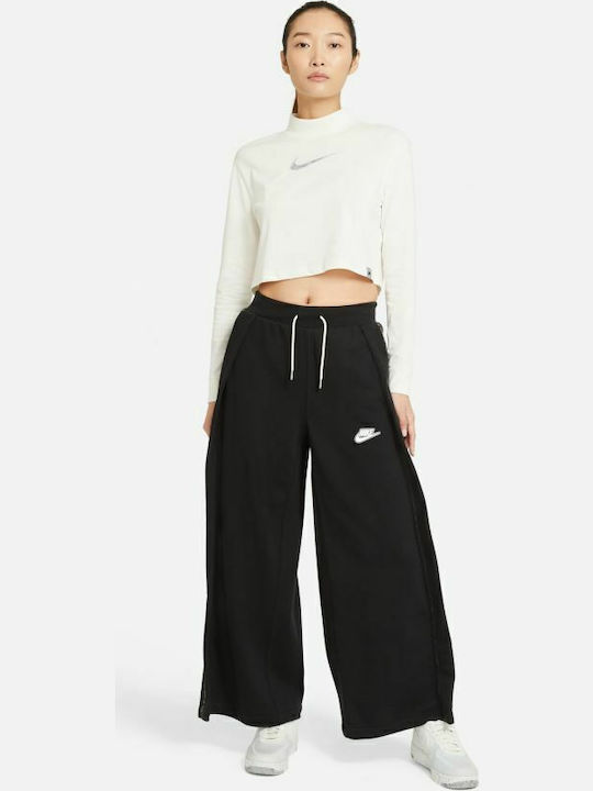 Nike Jogginghose Breit Schwarz