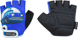 Force Car Kurze Kinder Fahrradhandschuhe Blau Force Car Kurze Kinder Fahrradhandschuhe Blau