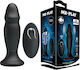 Mr. Play Phallic Dop Anal cu Funcție Wireless și Vibrație Black 13cm