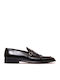 Perlamoda Men's Leather Moccasins Black