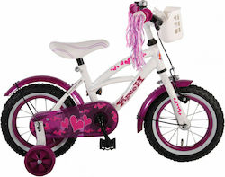 Volare Heart Cruiser 12" Kids Bicycle BMX White