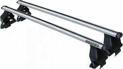 Menabo 150cm. for Cars with Factory Bars (with Roof Rack Legs) Silver