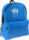 Must Ελλάδα 2021 Monochrome Blue School Bag Backpack Junior High-High School in Blue color 22lt