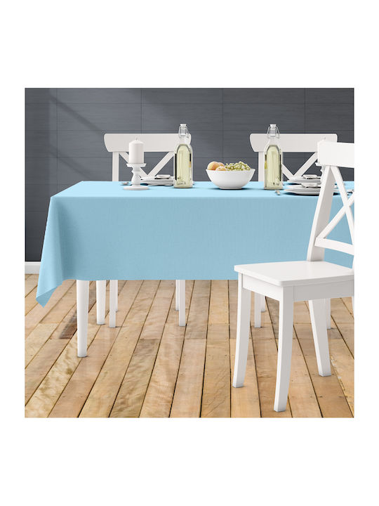 Lino Home Tablecloth Renas 351 Aqua 140x180cm