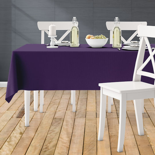 Lino Home Kariert Renas 98 Amethyst 140x140cm