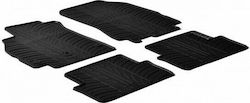 Gledring Set Front and Back 4pcs for Renault Megane 2008-2016 Black
