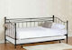 Marin Daybed Bett Einzelbett Metall Black mit Latten für Matratze 90x190cm