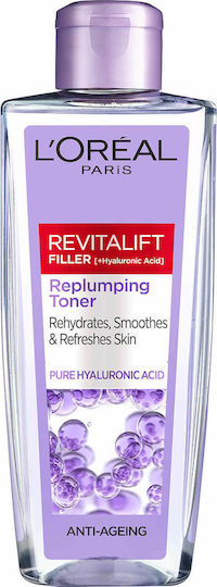 L'Oreal Paris Revitalift Filler Loțiune Tonere Pentru Față cu Acid Hialuronic 200ml