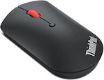 Lenovo ThinkPad Bluetooth Silent Mouse Безжичен Ергономичен Мишка Черно