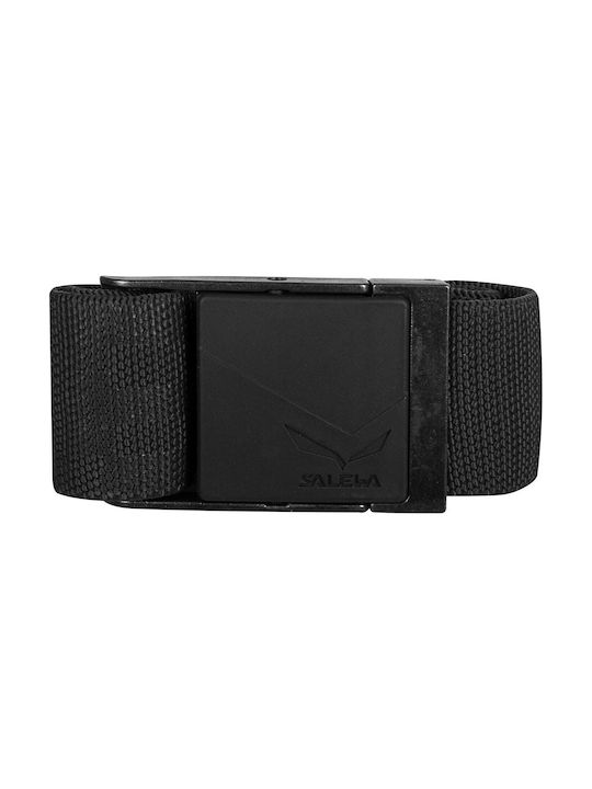 Salewa Men's Webbing Belt Elastic Belt Black