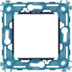 Vimar Arke Switch Support Base 2M Without Screws in Blue Color 19603