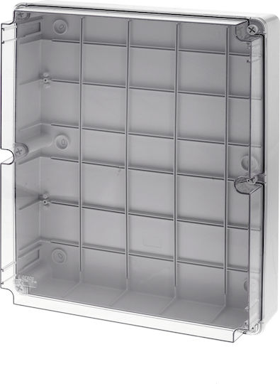 Aca Geros Electrical Box Cover 460x380x120mm with Transparent Cover GR17290